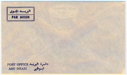 Front of envelope