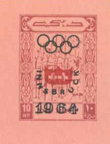 enlarged image of 10np w/overprint